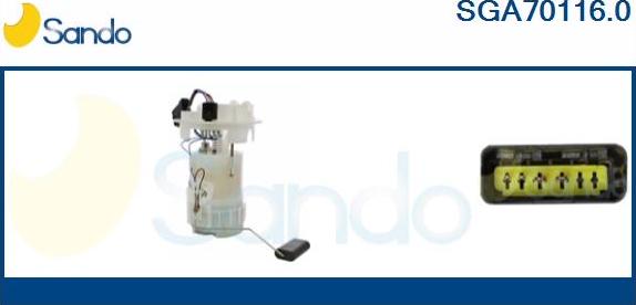 Sando SGA70116.0 - Modul alimentare combustibil aaoparts.ro