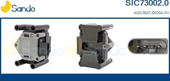Sando SIC73002.0 - Bobina de inductie aaoparts.ro