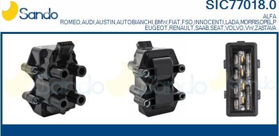 Sando SIC77018.0 - Bobina de inductie aaoparts.ro