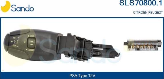 Sando SLS70800.1 - Intrerupator, control automat al vitezei aaoparts.ro