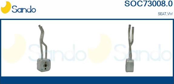 Sando SOC73008.0 - Radiator ulei, ulei motor aaoparts.ro