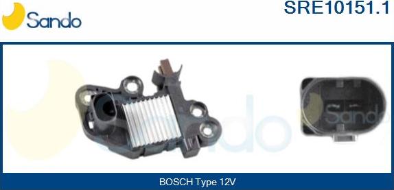 Sando SRE10151.1 - Regulator, alternator aaoparts.ro