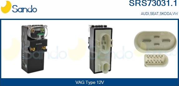 Sando SRS73031.1 - Unitate de control,aer conditionat aaoparts.ro