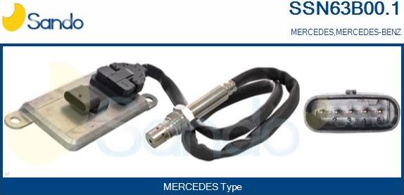 Sando SSN63B00.1 - Senzor NOx, injectie aditiv aaoparts.ro