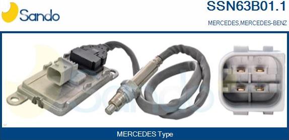 Sando SSN63B01.1 - Senzor NOx, injectie aditiv aaoparts.ro