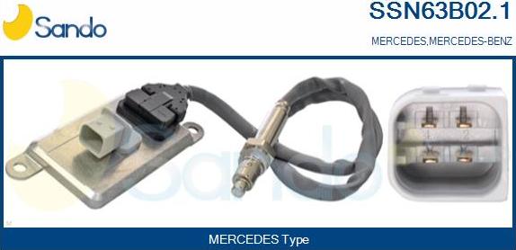 Sando SSN63B02.1 - Senzor NOx, injectie aditiv aaoparts.ro