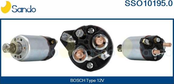 Sando SSO10195.0 - Solenoid, electromotor aaoparts.ro