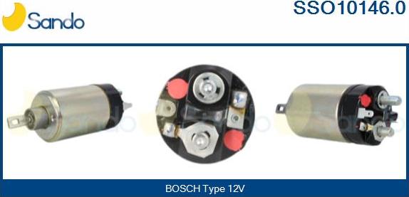 Sando SSO10146.0 - Solenoid, electromotor aaoparts.ro