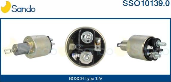Sando SSO10139.0 - Solenoid, electromotor aaoparts.ro