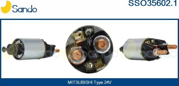Sando SSO35602.1 - Solenoid, electromotor aaoparts.ro
