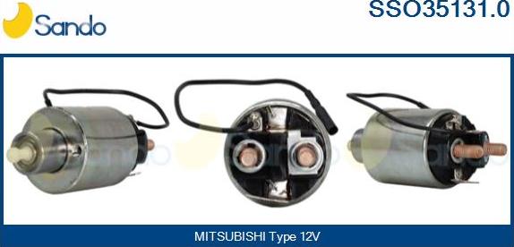 Sando SSO35131.0 - Solenoid, electromotor aaoparts.ro