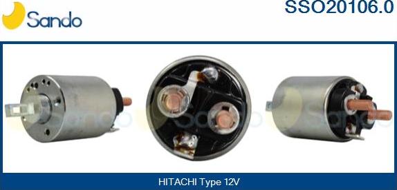 Sando SSO20106.0 - Solenoid, electromotor aaoparts.ro