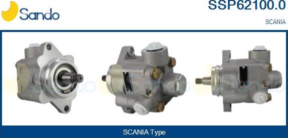 Sando SSP62100.0 - Pompa hidraulica, sistem de directie aaoparts.ro