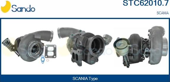 Sando STC62010.7 - Compresor,sistem de supraalimentare aaoparts.ro