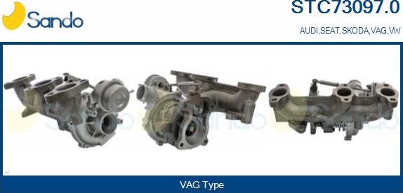 Sando STC73097.0 - Compresor,sistem de supraalimentare aaoparts.ro