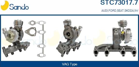 Sando STC73017.7 - Compresor,sistem de supraalimentare aaoparts.ro