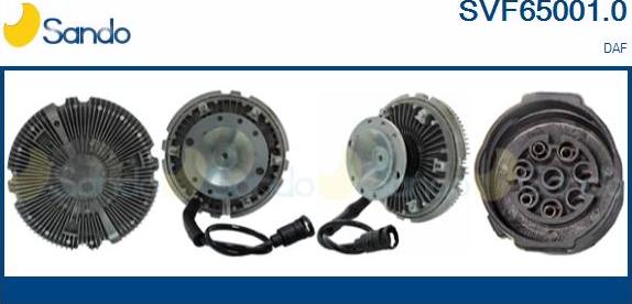 Sando SVF65001.0 - Cupla, ventilator radiator aaoparts.ro
