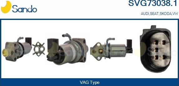 Sando SVG73038.1 - Supapa EGR aaoparts.ro