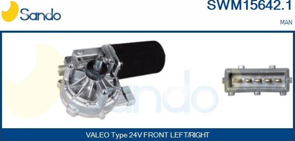 Sando SWM15642.1 - Motor stergator aaoparts.ro