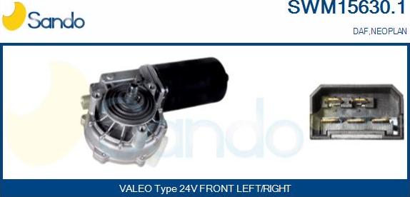 Sando SWM15630.1 - Motor stergator aaoparts.ro