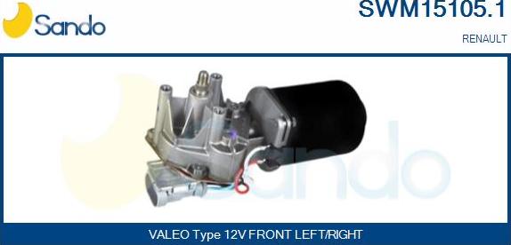 Sando SWM15105.1 - Motor stergator aaoparts.ro