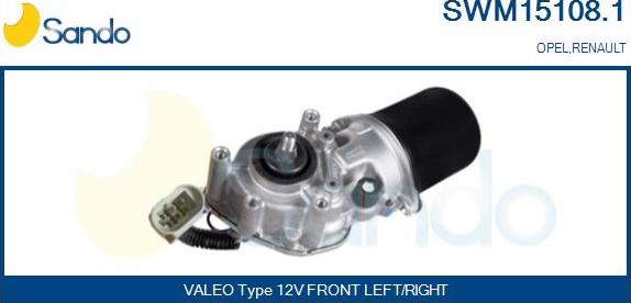 Sando SWM15108.1 - Motor stergator aaoparts.ro