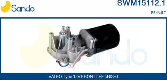 Sando SWM15112.1 - Motor stergator aaoparts.ro