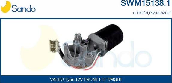 Sando SWM15138.1 - Motor stergator aaoparts.ro