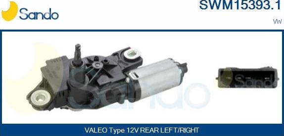 Sando SWM15393.1 - Motor stergator aaoparts.ro