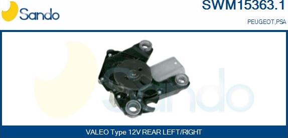 Sando SWM15363.1 - Motor stergator aaoparts.ro