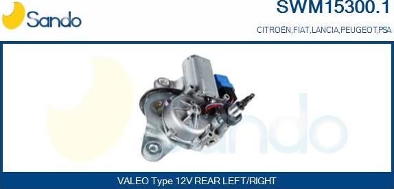 Sando SWM15300.1 - Motor stergator aaoparts.ro