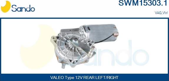 Sando SWM15303.1 - Motor stergator aaoparts.ro