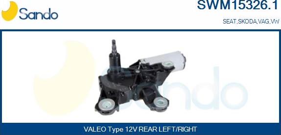 Sando SWM15326.1 - Motor stergator aaoparts.ro