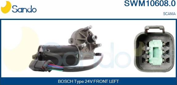 Sando SWM10608.0 - Motor stergator aaoparts.ro