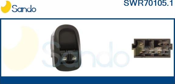 Sando SWR70105.1 - Comutator,macara geam aaoparts.ro