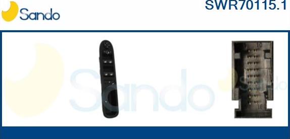 Sando SWR70115.1 - Comutator,macara geam aaoparts.ro