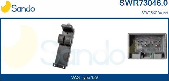 Sando SWR73046.0 - Comutator,macara geam aaoparts.ro