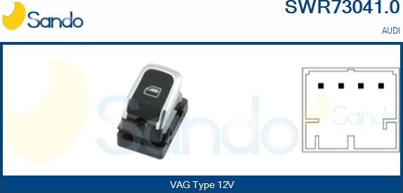 Sando SWR73041.0 - Comutator,macara geam aaoparts.ro