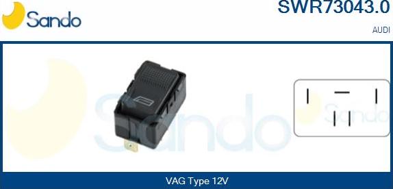 Sando SWR73043.0 - Comutator,macara geam aaoparts.ro