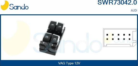 Sando SWR73042.0 - Comutator,macara geam aaoparts.ro