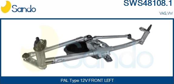 Sando SWS48108.1 - Sistem stergator parbriz aaoparts.ro