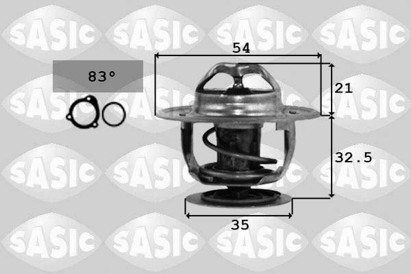 Sasic 9000066 - Termostat,lichid racire aaoparts.ro