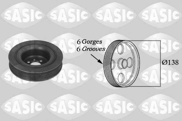 Sasic 9001800 - Fulie curea, arbore cotit aaoparts.ro