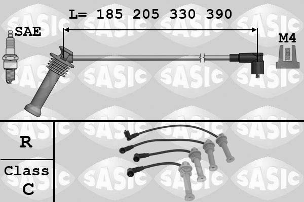 Sasic 9286043 - Set cablaj aprinder aaoparts.ro
