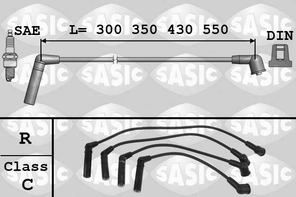 Sasic 9286007 - Set cablaj aprinder aaoparts.ro