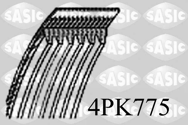Sasic 4PK775 - Curea transmisie cu caneluri aaoparts.ro