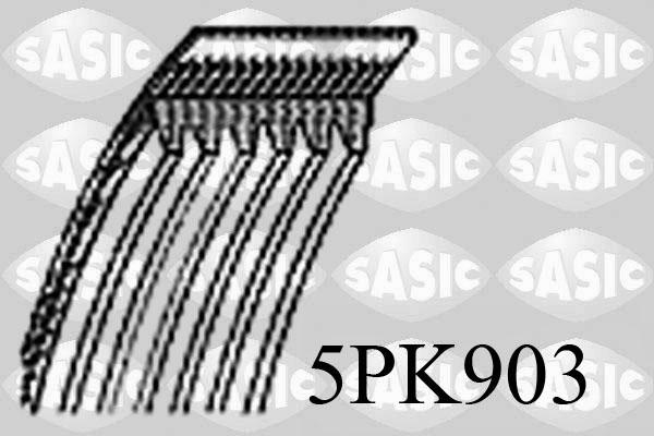 Sasic 5PK903 - Curea transmisie cu caneluri aaoparts.ro