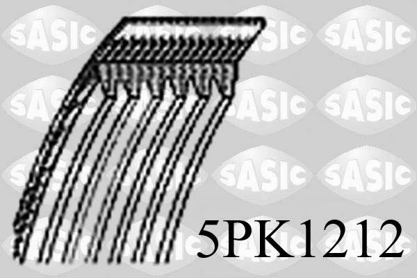 Sasic 5PK1212 - Curea transmisie cu caneluri aaoparts.ro