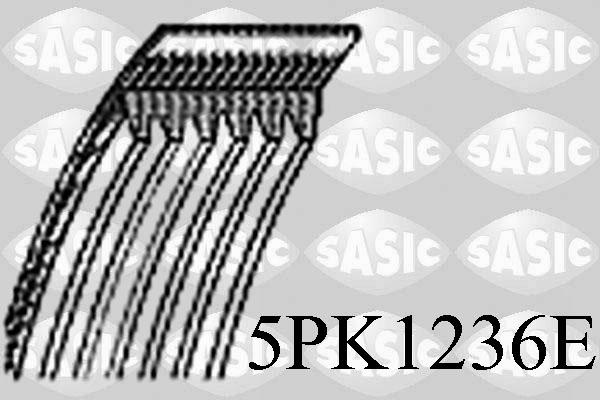 Sasic 5PK1236E - Curea transmisie cu caneluri aaoparts.ro