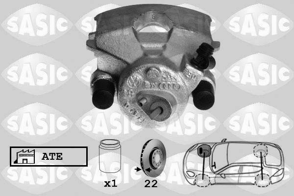 Sasic 6506005 - Etrier frana aaoparts.ro